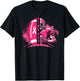 Football Pink Out Team Breast Cancer Awareness Month T-Shirt - T-Shirt | Black