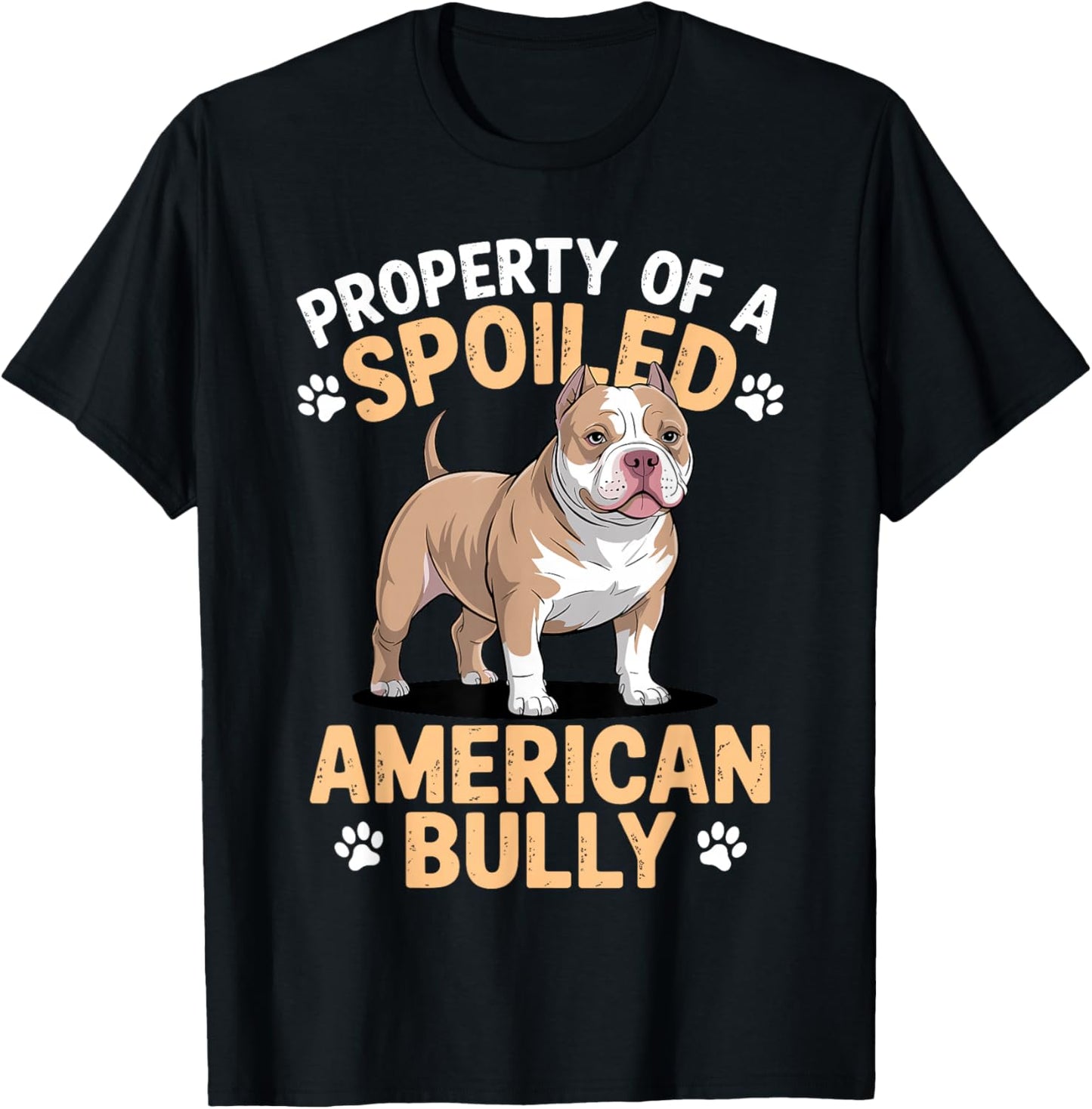 American Bully Art Women Kids American Bully Lover T-Shirt - T-Shirt | Black