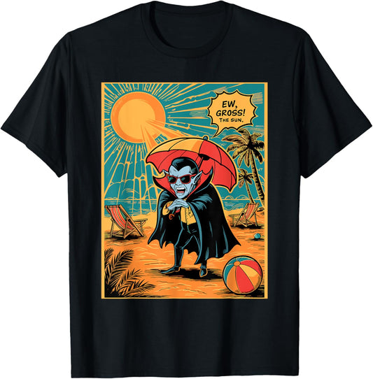 Ew Gross The Sun Gothic T-Shirt - T-Shirt | Black