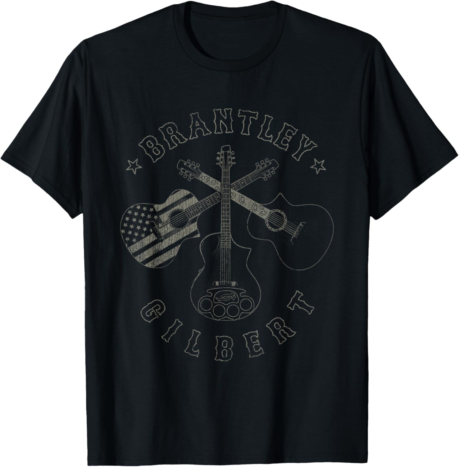Brantley Gilbert - Guitar T-Shirt - T-Shirt | Black