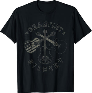Brantley Gilbert - Guitar T-Shirt - T-Shirt | Black