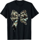 Camouflage Old Camo Bow Camo Coquette Bow Hunting Women Girl T-Shirt - T-Shirt | Black