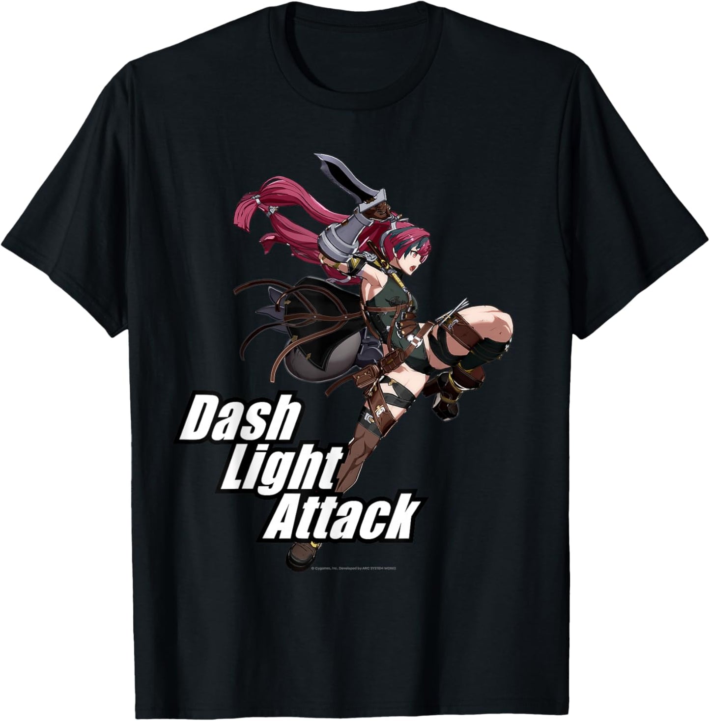 Granblue Fantasy Versus: Rising Dash Light Attack Meg T-Shirt - T-Shirt | Black