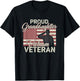 USA Proud Granddaughter of A Vietnam Veteran T-Shirt - T-Shirt | Black