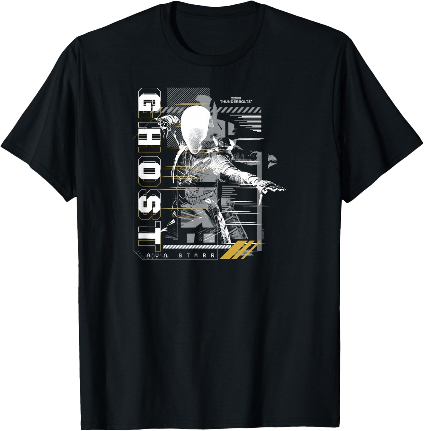 Marvel's Thunderbolts - Ghost Dark Digital T-Shirt - T-Shirt | Black