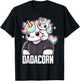 Dadacorn, Daddy Daughter Unicorn, Girldad T-Shirt - T-Shirt | Black