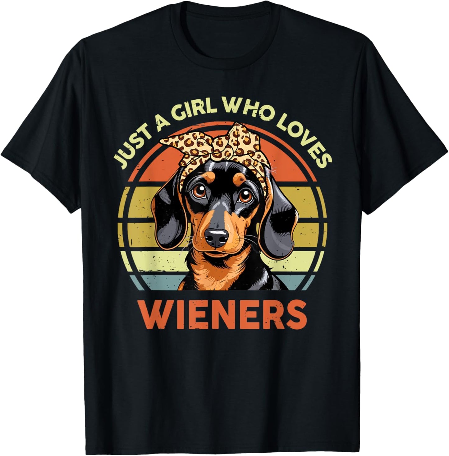 Wiener Dog Mom T-Shirt - T-Shirt | Black