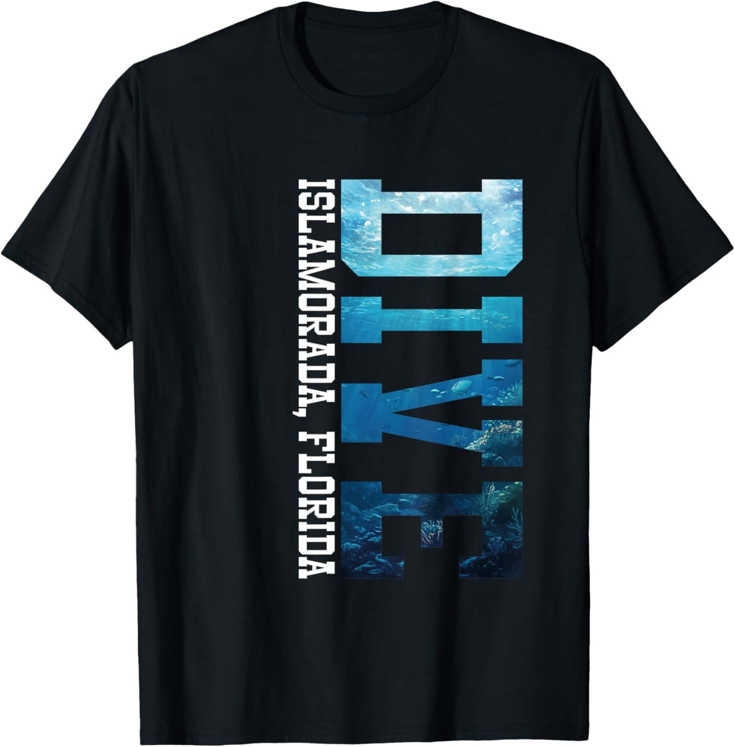Dive Islamorada Florida Ocean Underwater Scuba Diving T-Shirt - T-Shirt | Black