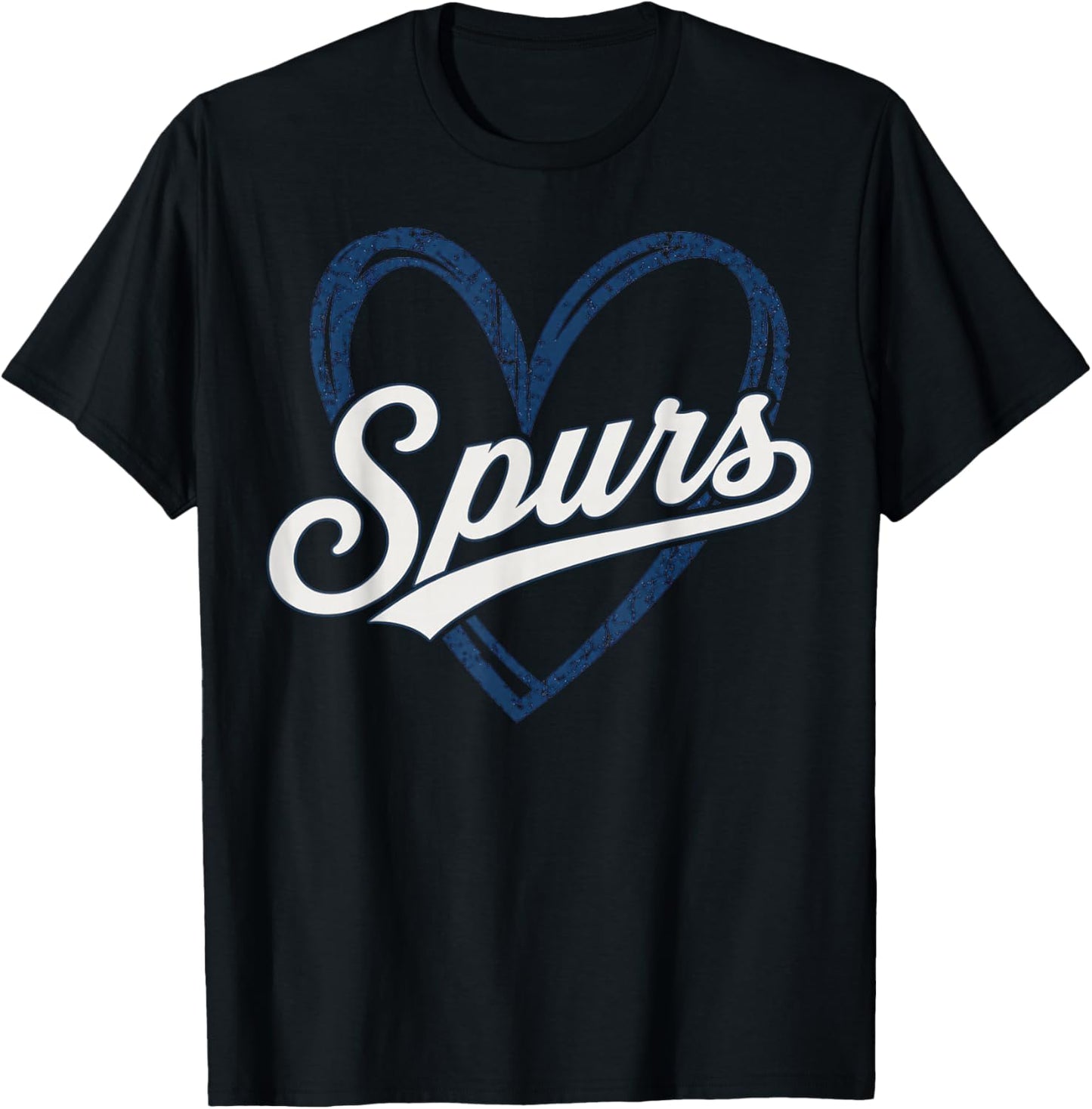 Vintage Spurs Retro Classic Gifts Women Kids T-Shirt - T-Shirt | Black
