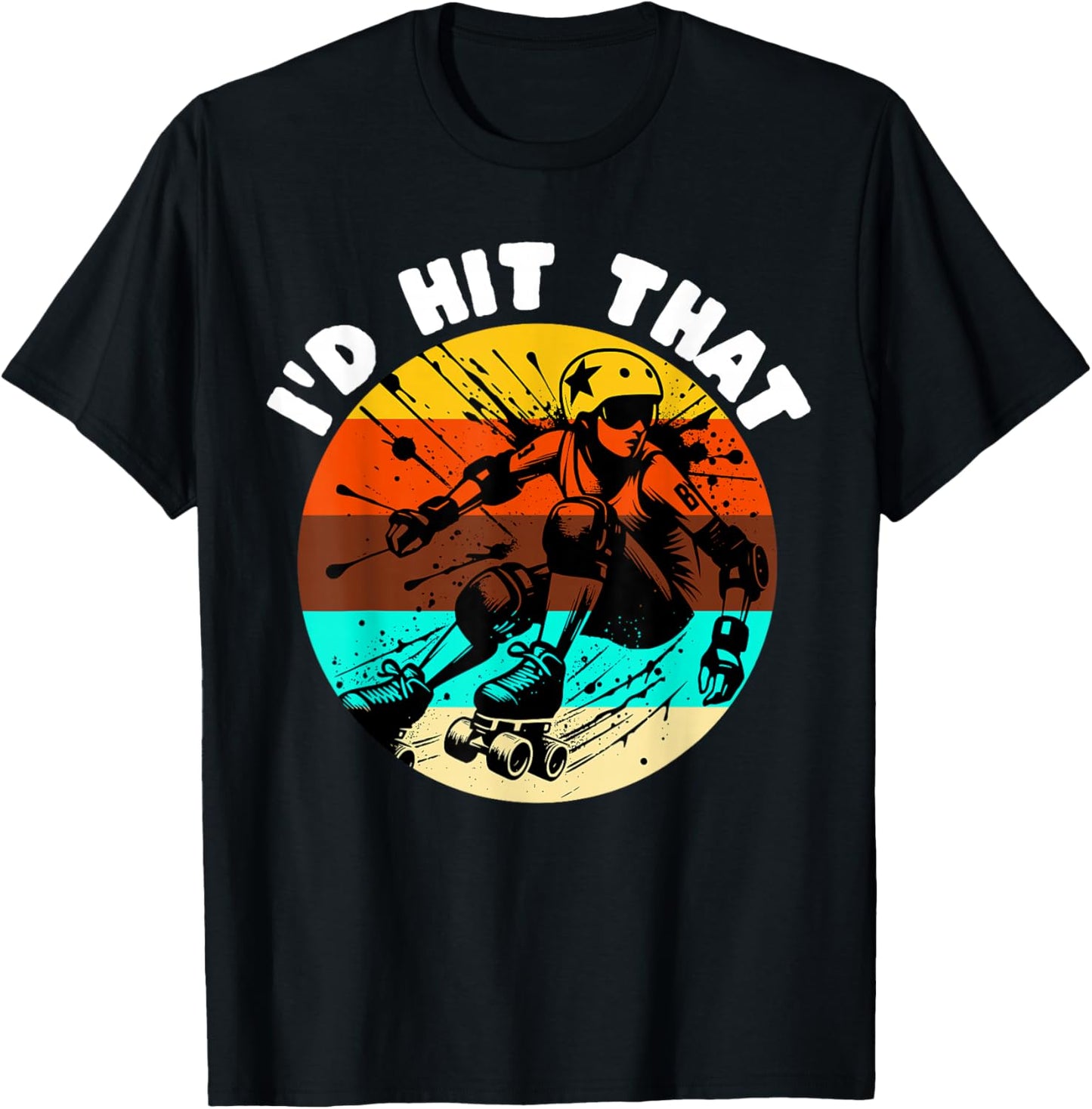Roller Derby Player Roller Derby T-Shirt - T-Shirt | Black