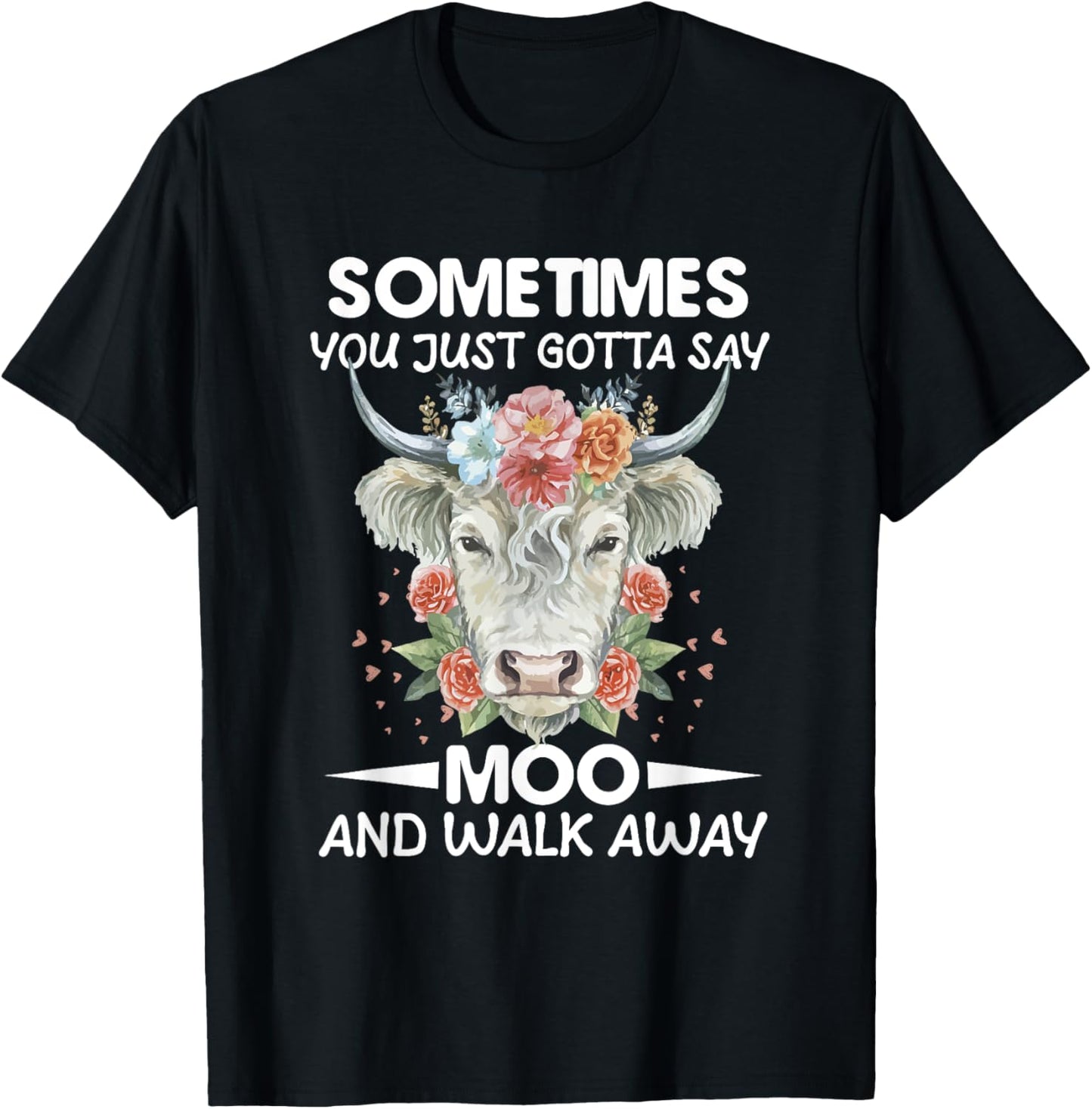 Funny Cow Owner Saying Farmer Quote Cow Lover Cows T-Shirt - T-Shirt | Black