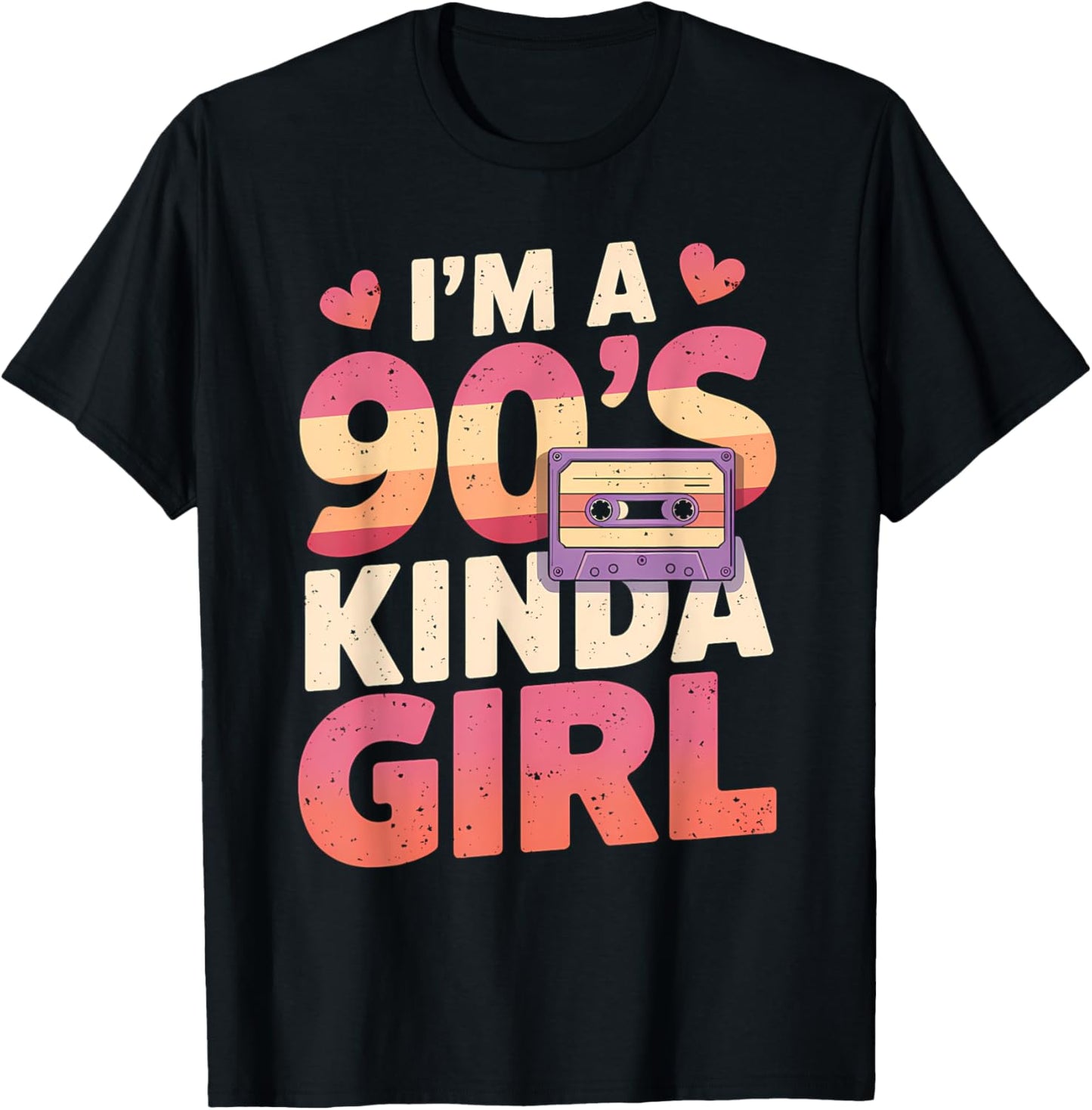 90's R&B Girl I Love The 90s Shirts Nostalgia Vibe T-Shirt - T-Shirt | Black