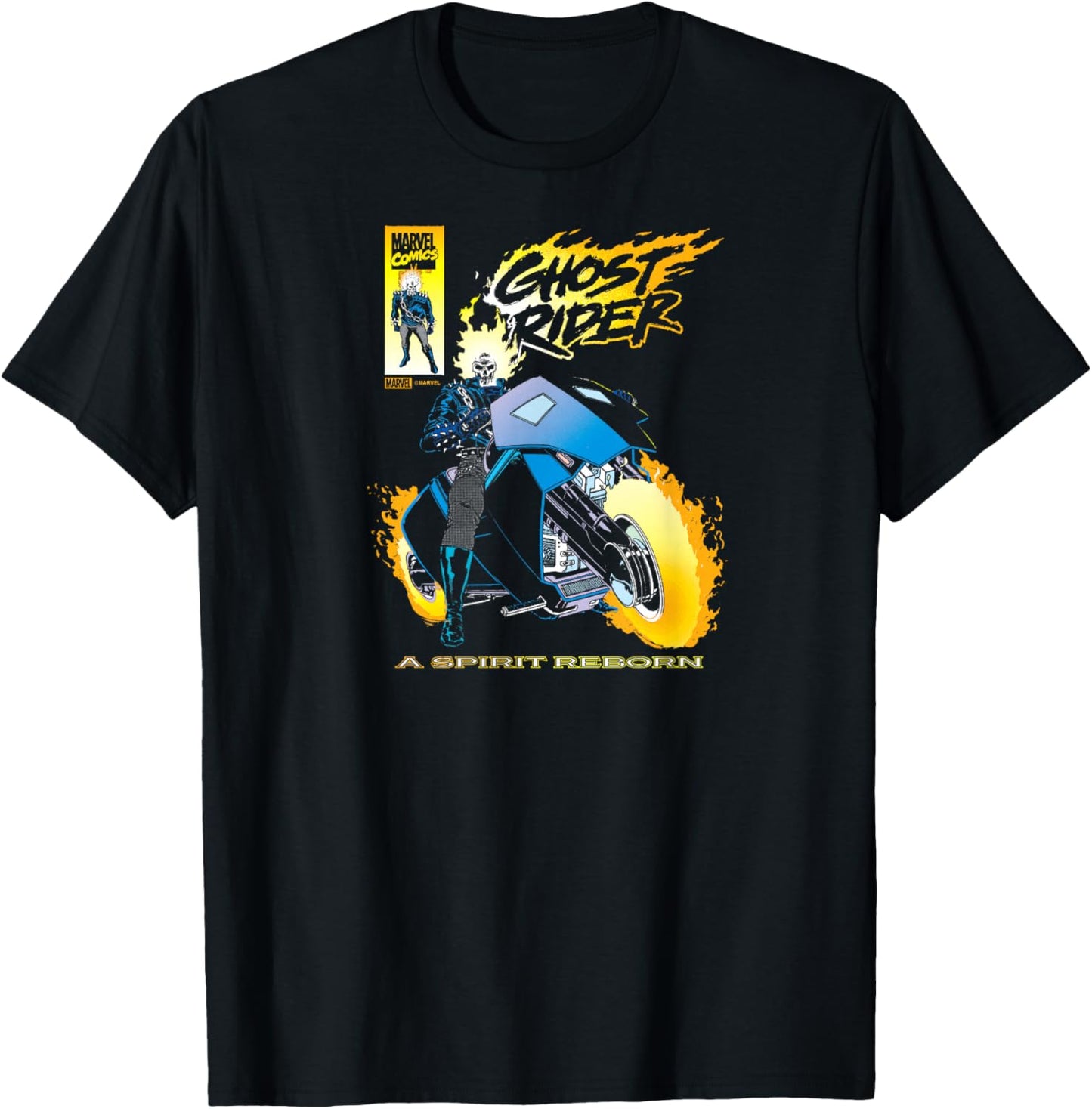 Ghost Rider - Comic Cover T-Shirt - T-Shirt | Black