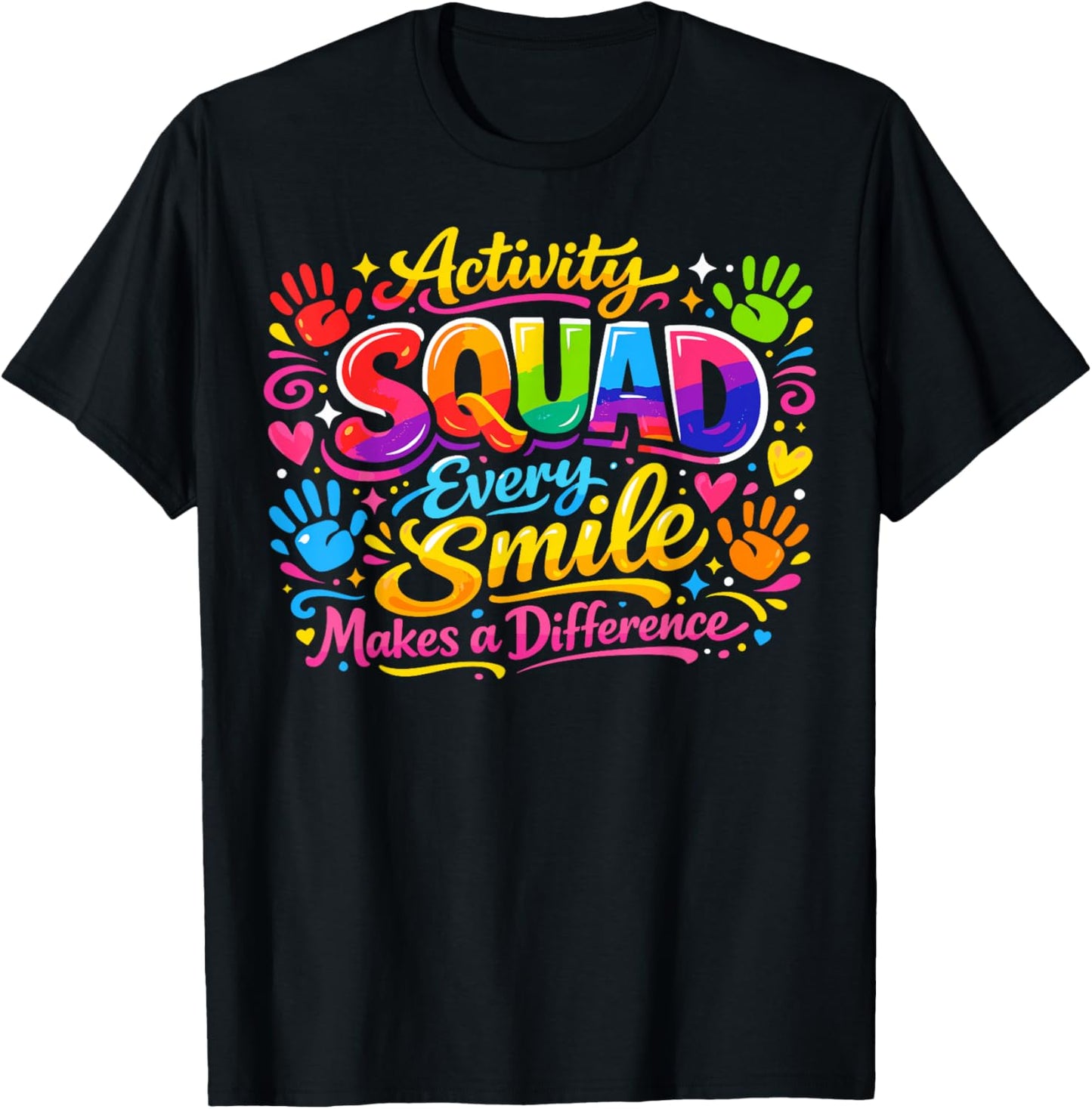 Activity Assistant Squad Professionals Week Team T-Shirt - T-Shirt | Black