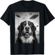 Bernese Mountain UFO Dog T-Shirt - T-Shirt | Black