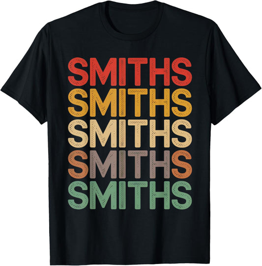 Vintage Retro Smiths T-Shirt - T-Shirt | Black