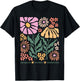 Boho Wildflowers Doula Postpartum Advocate Support Encourage T-Shirt - T-Shirt | Black