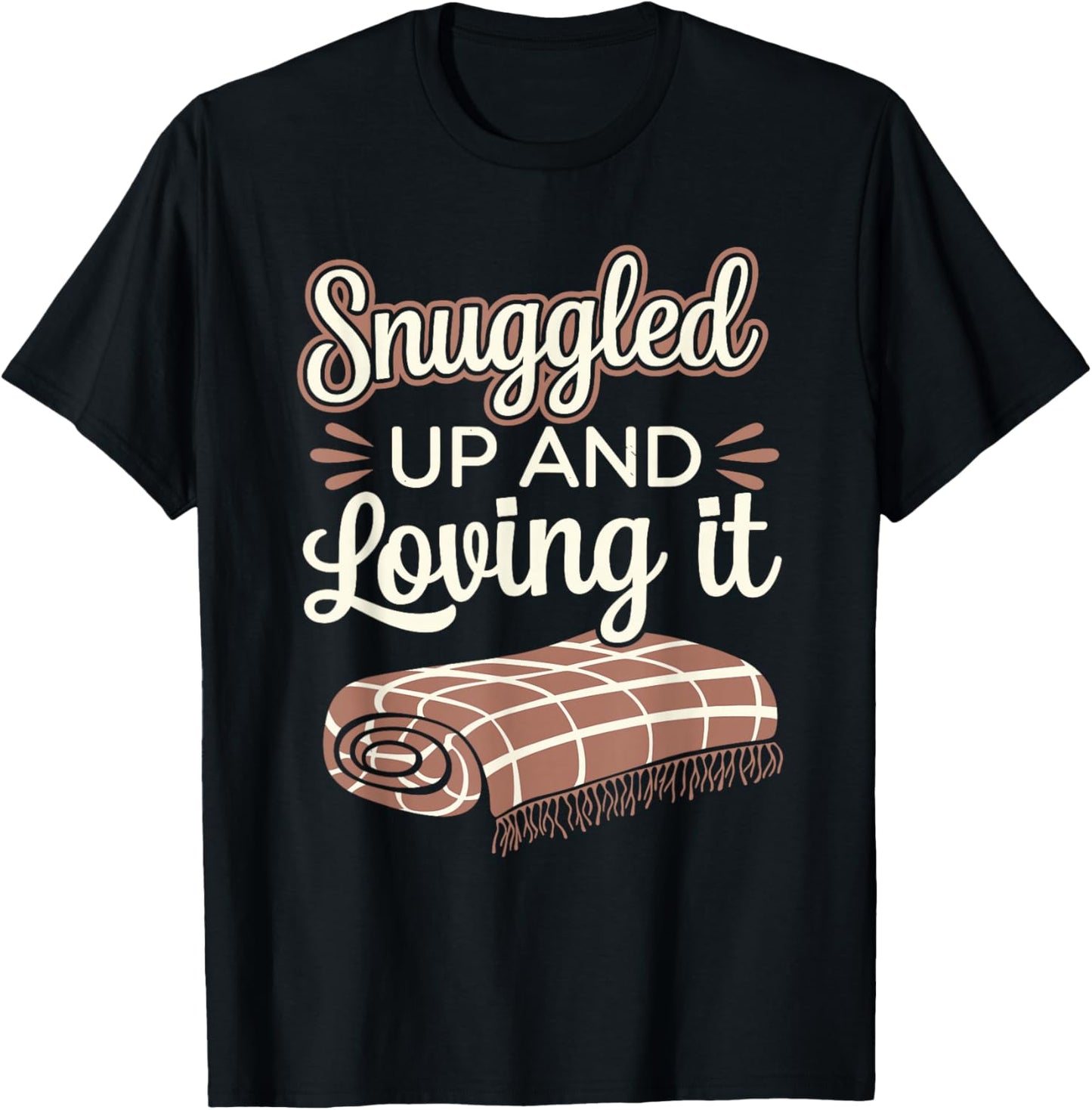 Winter Cozy Culture Warm Blankets Hot Cocoa and Hygge Vibes T-Shirt - T-Shirt | Black