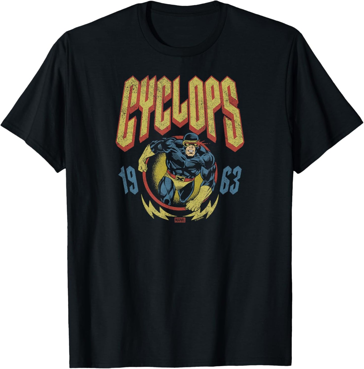 X-Men - Cyclops Metal Inspired T-Shirt - T-Shirt | Black