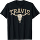 Vintage Travis Name T-Shirt - T-Shirt | Black