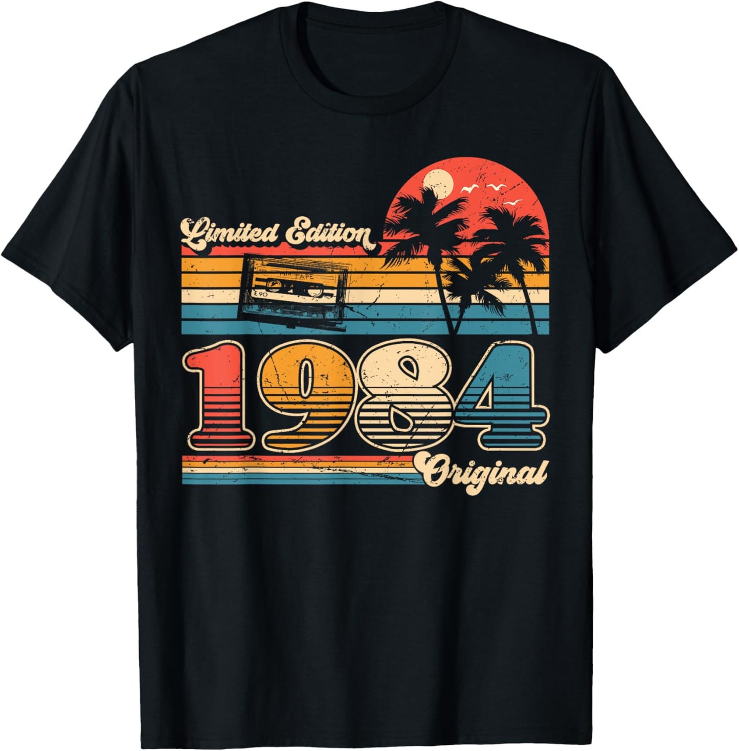 Original 1984 Vintage Birthday ancie Women , Black, S T-Shirt - T-Shirt | Black