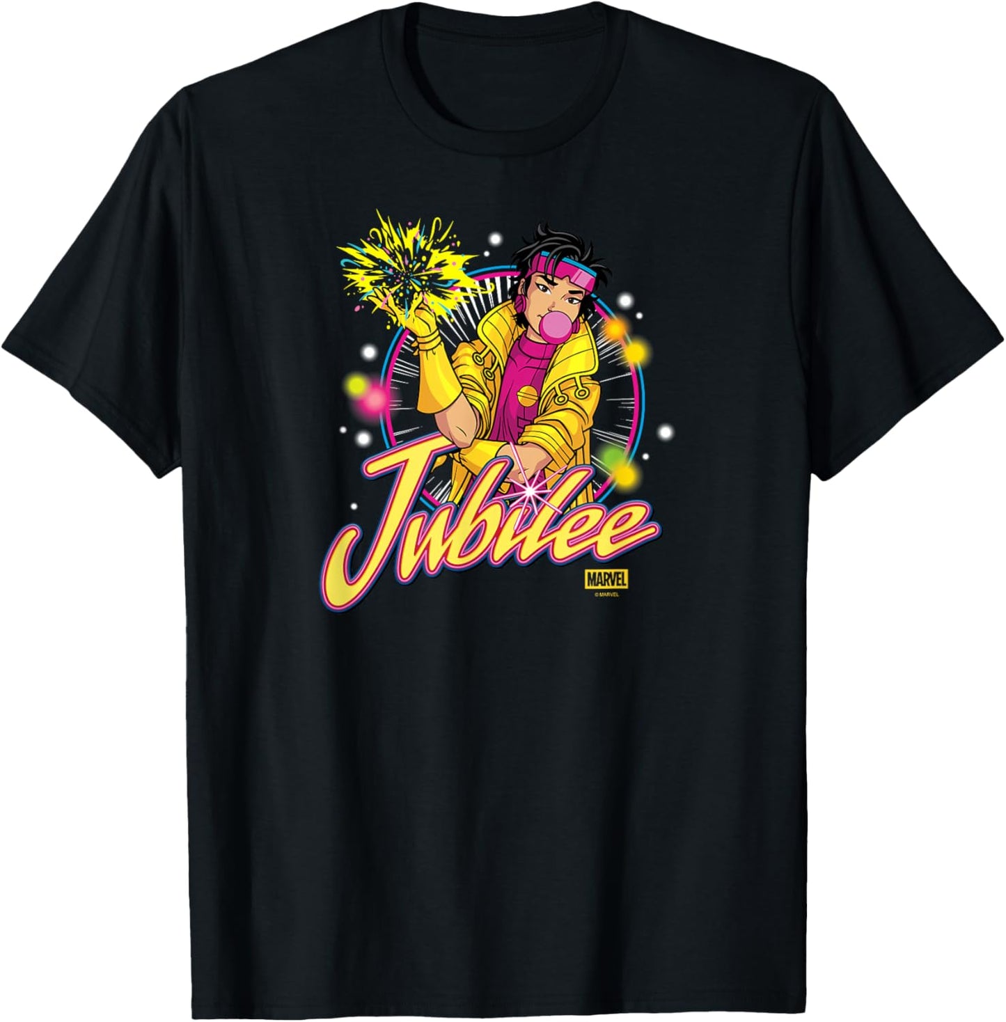 X-Men - Jubilee Logo T-Shirt - T-Shirt | Black
