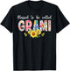 Blessed To Be Called Grami Grandma Grami Grandmother T-Shirt - T-Shirt | Black