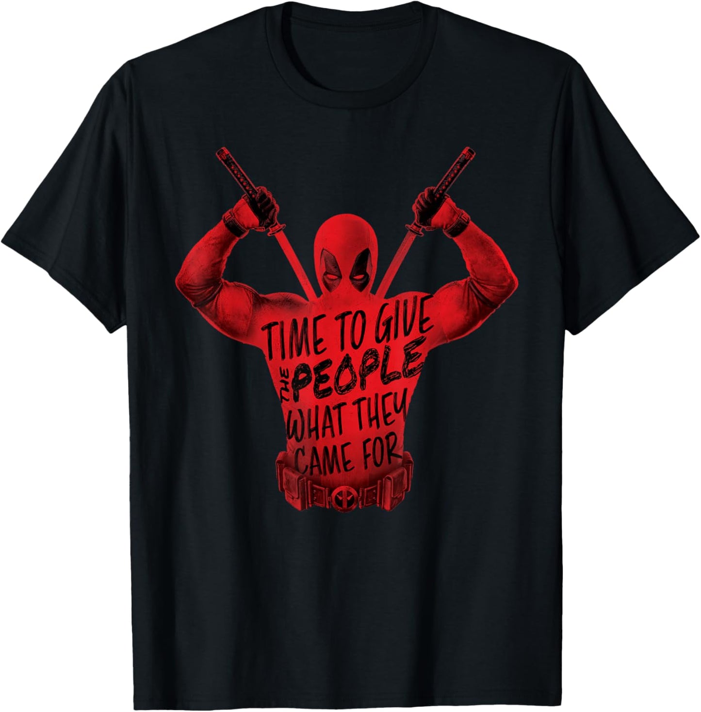 Marvel Studios Deadpool & Wolverine Give What They Came for T-Shirt - T-Shirt | Black