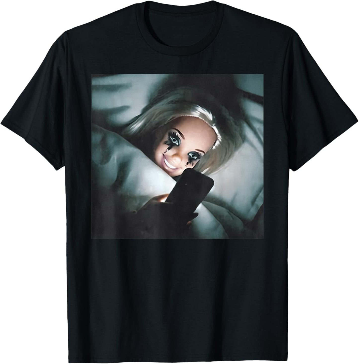 Disgusted Face Meme Doll Babe X Only Baby Love Date Fans T-Shirt - T-Shirt | Black