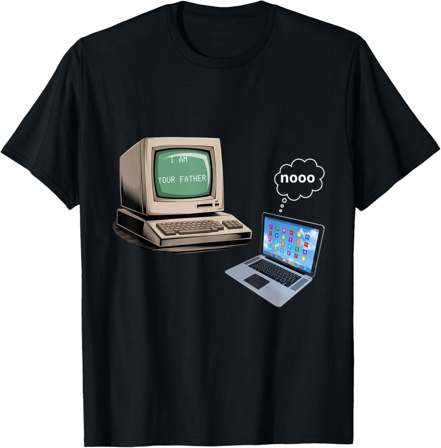 Computer programmer. 80's computer T-Shirt - T-Shirt | Black