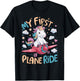 My First Plane Ride T-Shirt - T-Shirt | Black