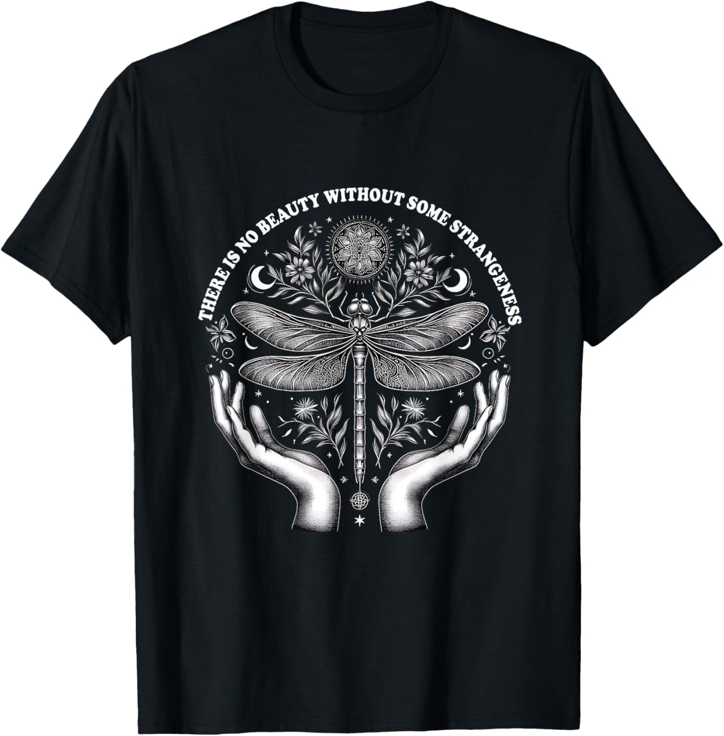 Some Strangeness Butterfly Woman There Is No Beauty Without T-Shirt - T-Shirt | Black