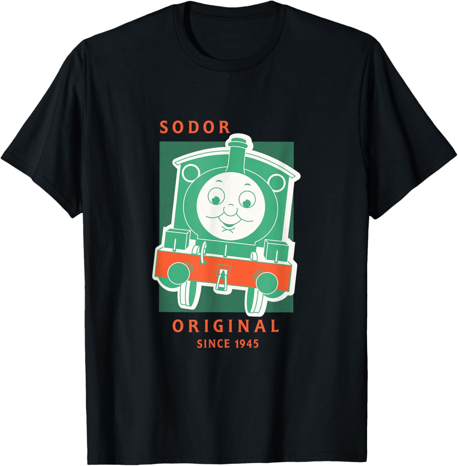 Thomas & Friends Sodor Original Since 1945 T-Shirt - T-Shirt | Black
