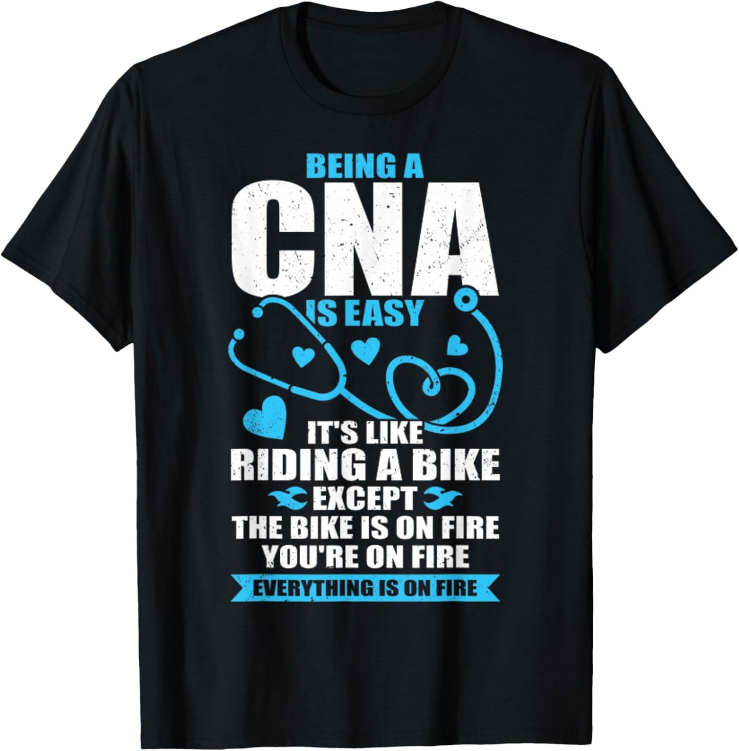 Funny CNA Work Certified Nursing Assistant Gift T-Shirt - T-Shirt | Black