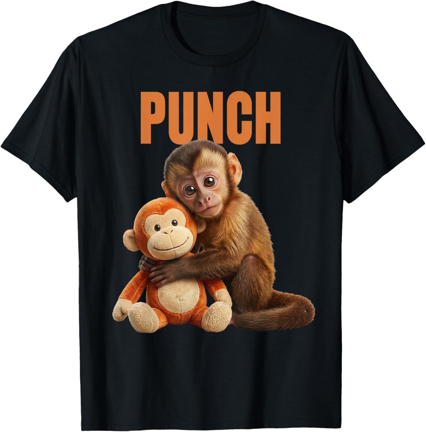 Baby Monkey Punch T-Shirt - T-Shirt | Black