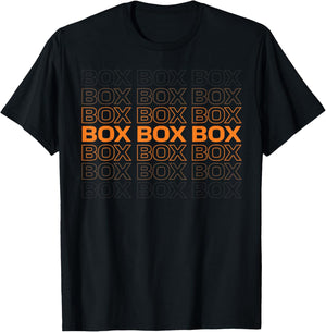 Box Box Box Race Week Motorsport Fanatic Racing Day T-Shirt - T-Shirt | Black