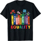 Equality Diversity Inclusion Kindness Gay Pride Rainbow LGBT T-Shirt - T-Shirt | Black