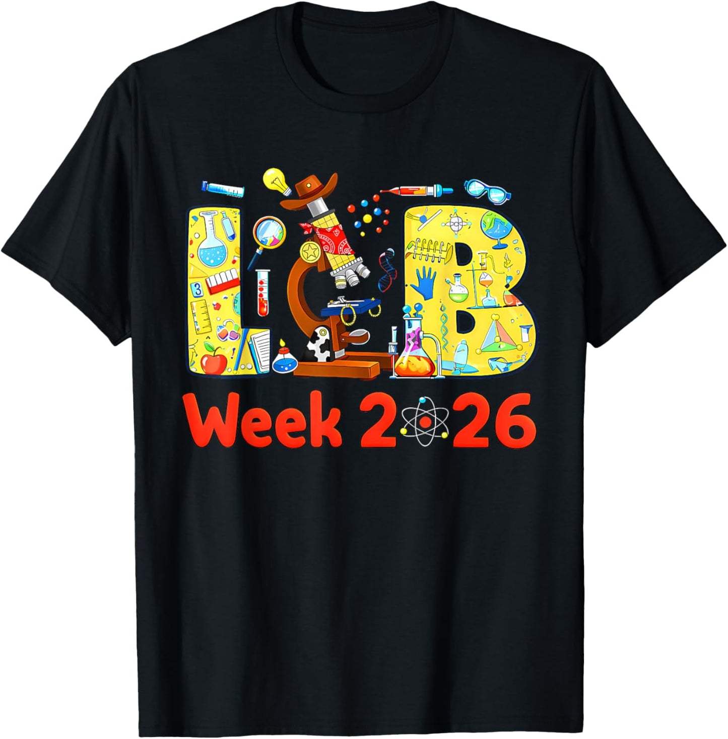 Lab Week 2026 Tech Laboratory Scientist T-Shirt - T-Shirt | Black