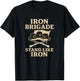 Iron Brigade Stand Like Iron – US Civil War History T-Shirt - T-Shirt | Black