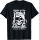 with German Text "This Old Woman Says No One What She Hats To Do - Skull Design, black T-Shirt - T-Shirt | Black