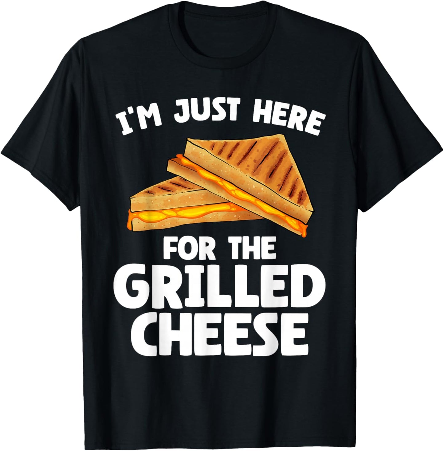 Funny Grilled Cheese Art Women Grilled Cheese Lover T-Shirt - T-Shirt | Black