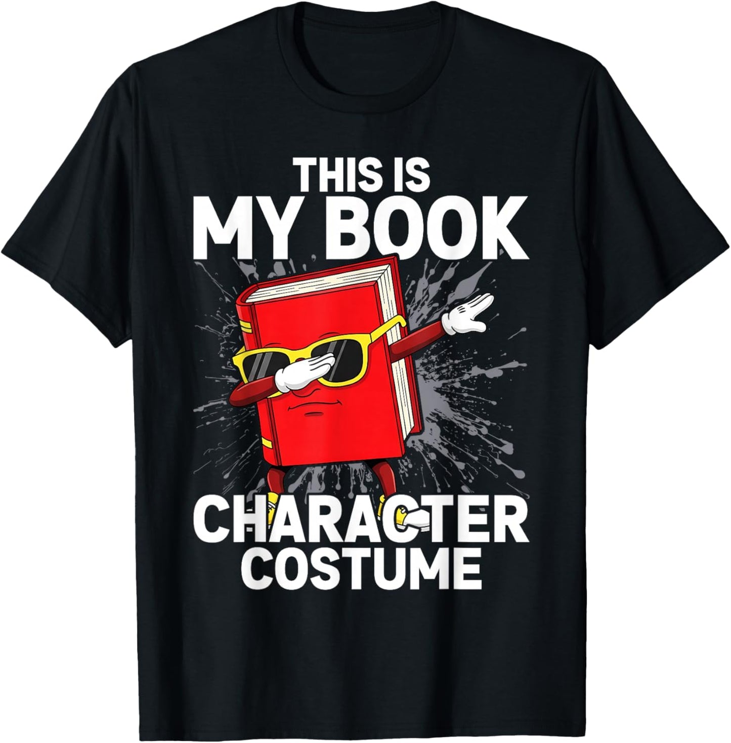 This is My Book Character Costume-Funny Dabbing Kids T-Shirt - T-Shirt | Black
