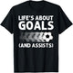Funny Soccer Art For Boys Girls Men Women Gag Soccer Player T-Shirt - T-Shirt | Black