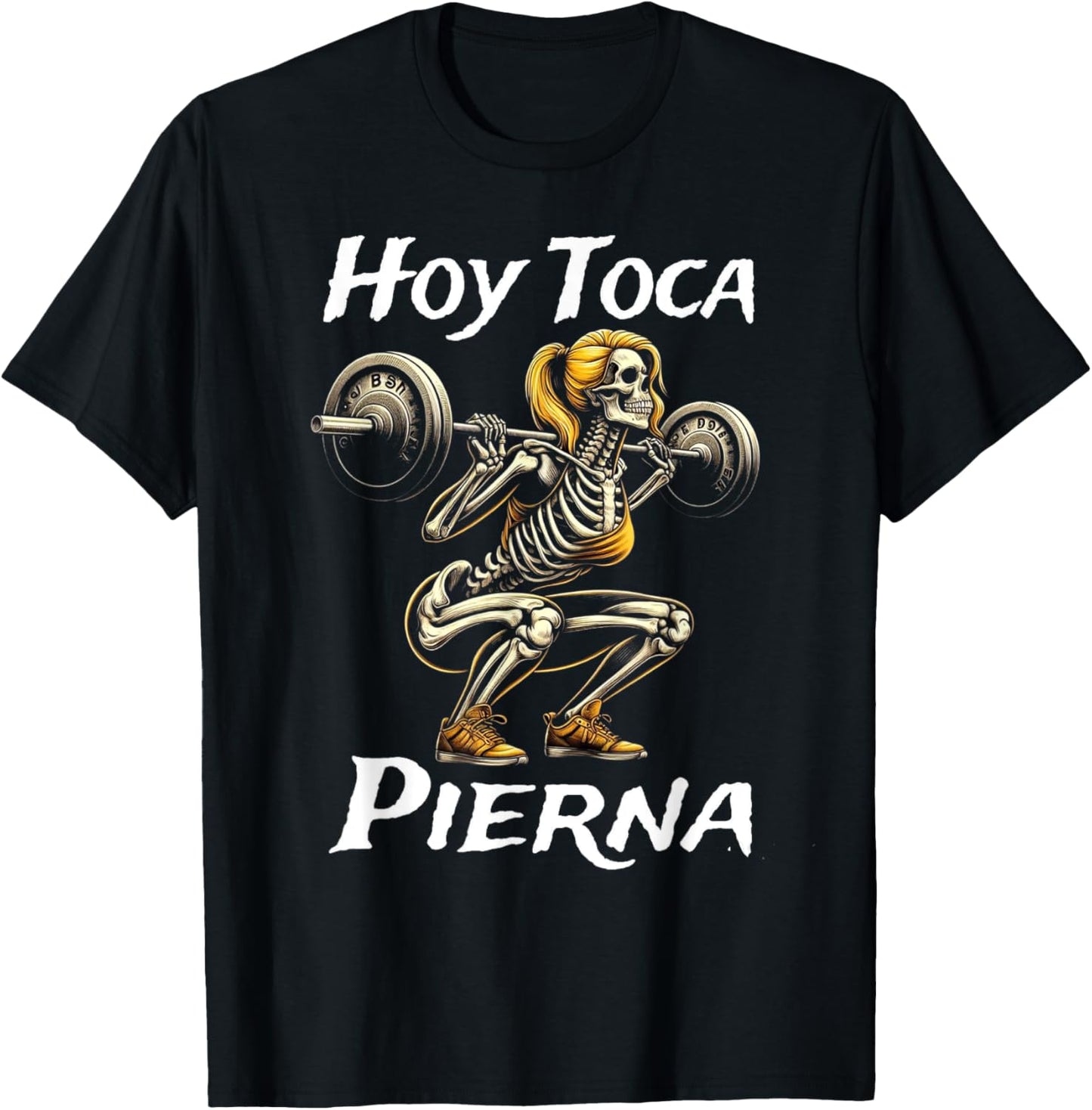 Calacas Chidas Gym | Mexican Sayings Funny Sarcasm Slang T-Shirt - T-Shirt | Black