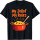 Jollof Rice West African Cuisine Nigerian & Ghanaian Food T-Shirt - T-Shirt | Black
