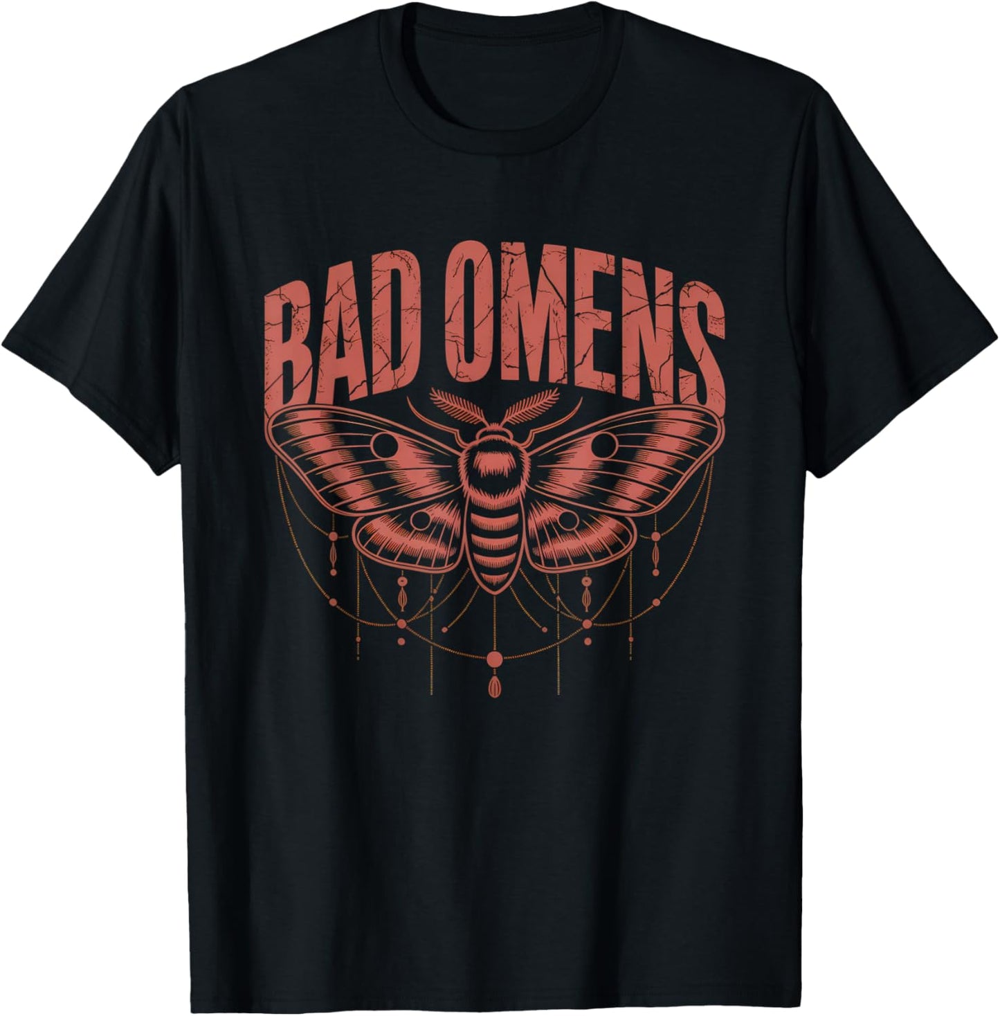 Bad Omens Motte Mythos Aberglaube Damen Herren T-Shirt - T-Shirt | Black