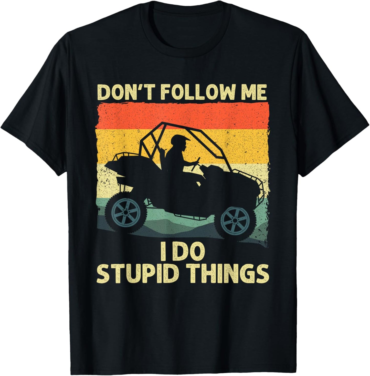 Side-By-Side Design Women UTV ATV SxS Off Road Lover T-Shirt - T-Shirt | Black