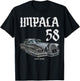 1958 Impala Engraved text Low Rider Kustom Lead Sled Hot Rod T-Shirt - T-Shirt | Black