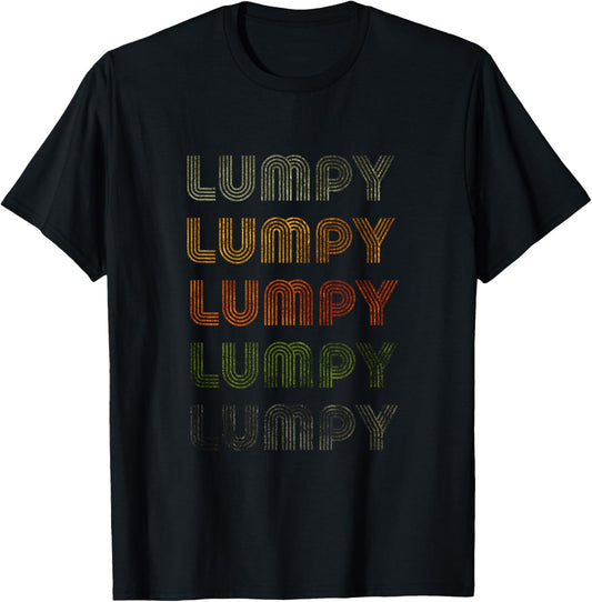 Love Heart Lumpy Grunge Vintage Style Black Lumpy T-Shirt - T-Shirt | Black