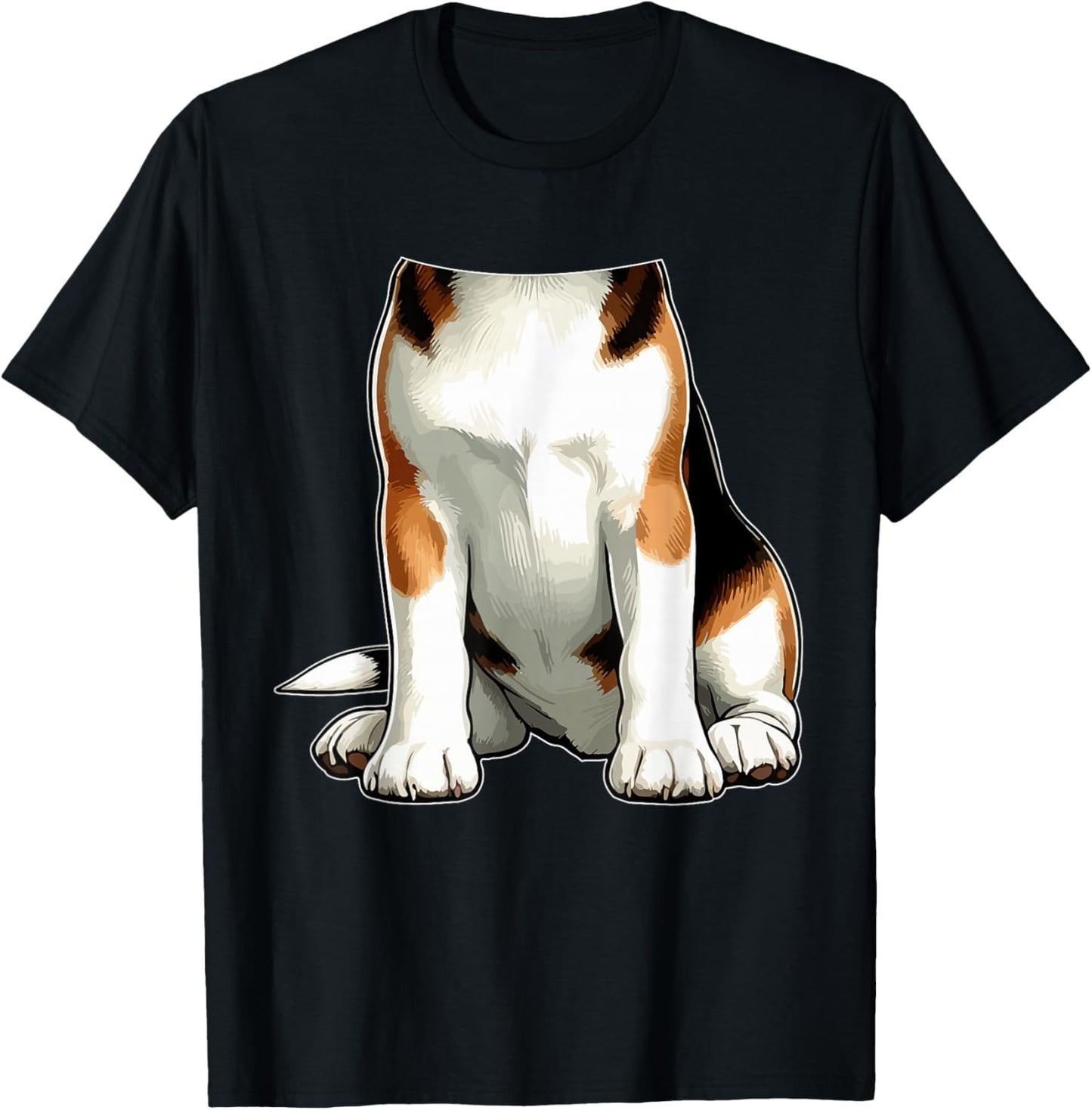 Halloween Animal Costume Cosplay Beagle Matching Parties T-Shirt - T-Shirt | Black